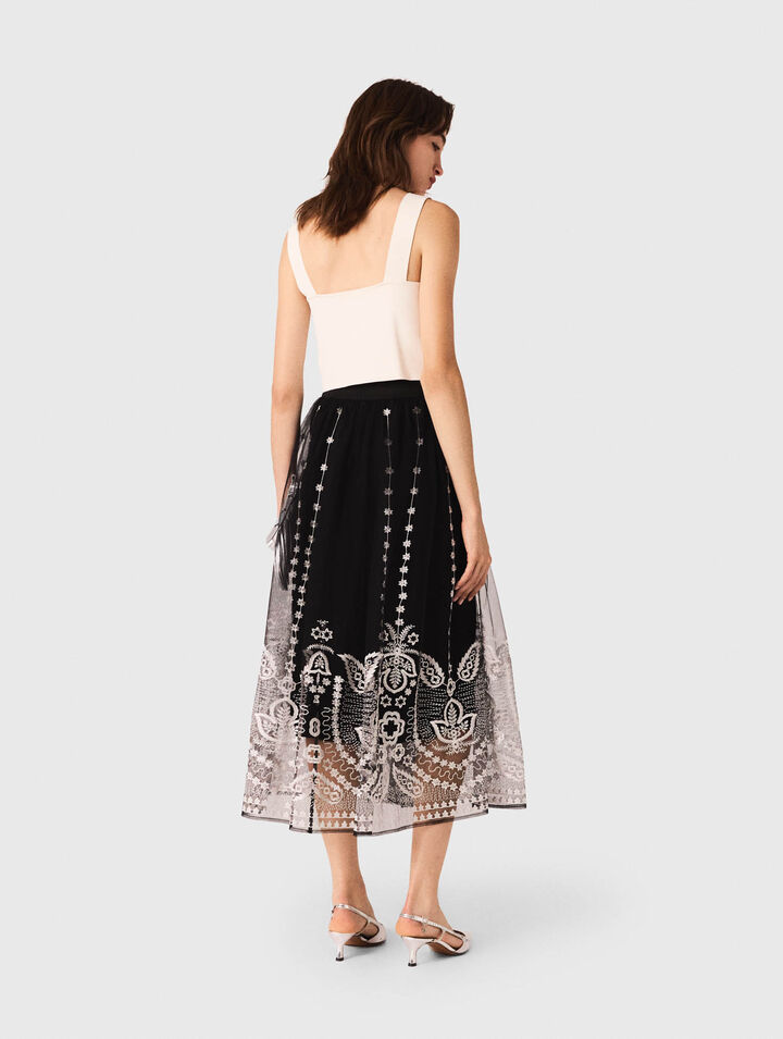 Crop top en maille