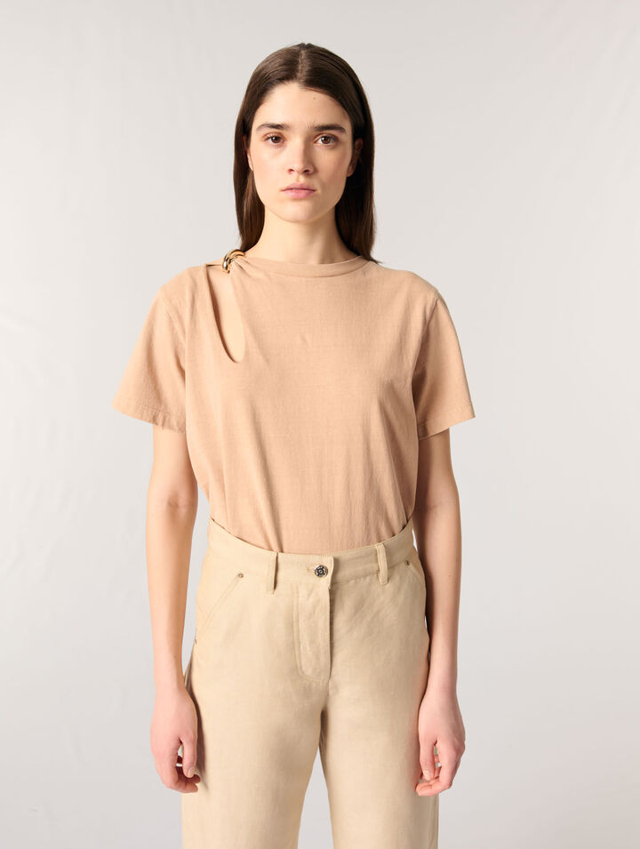 Tee-shirt avec détail bijou