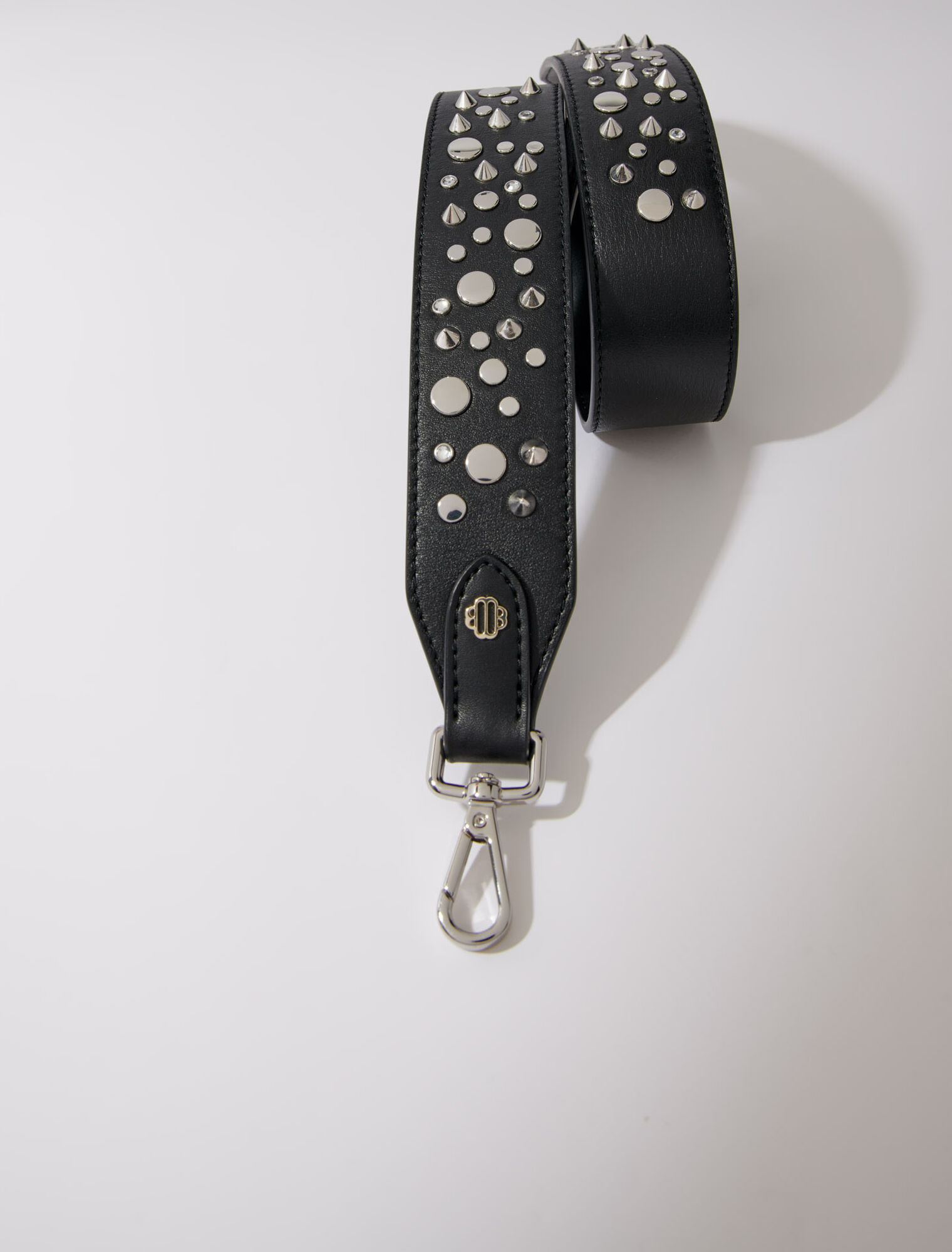 Bandoulière en cuir et studs