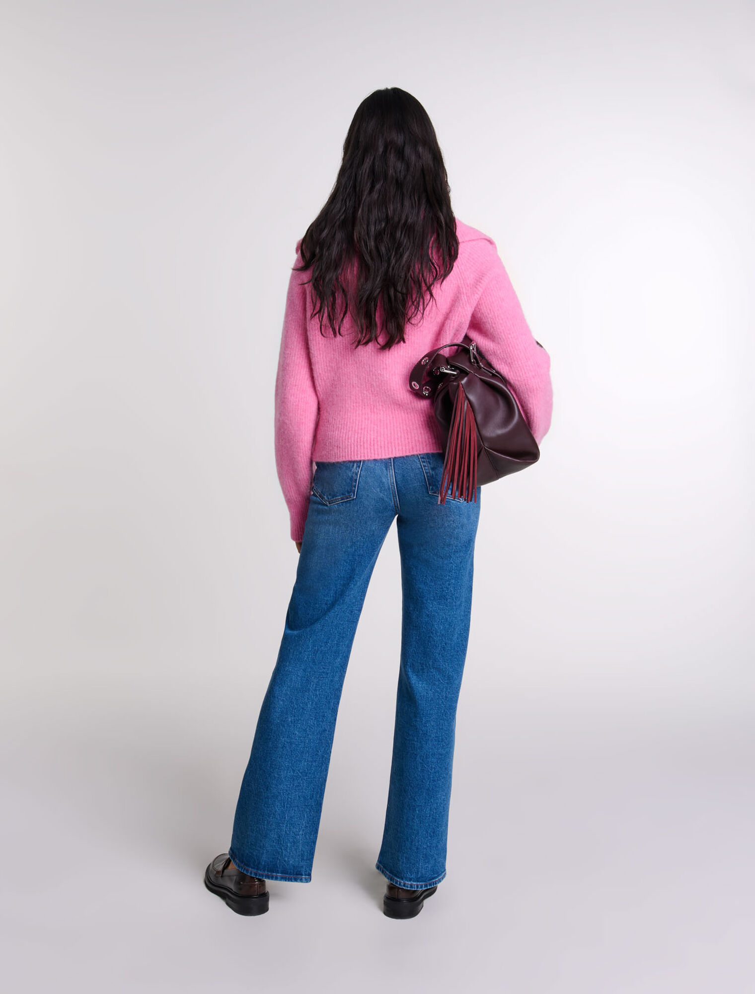 Cardigan en laine mélangée