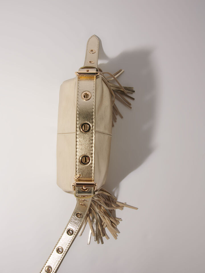 Sac Miss M Mini en cuir métal