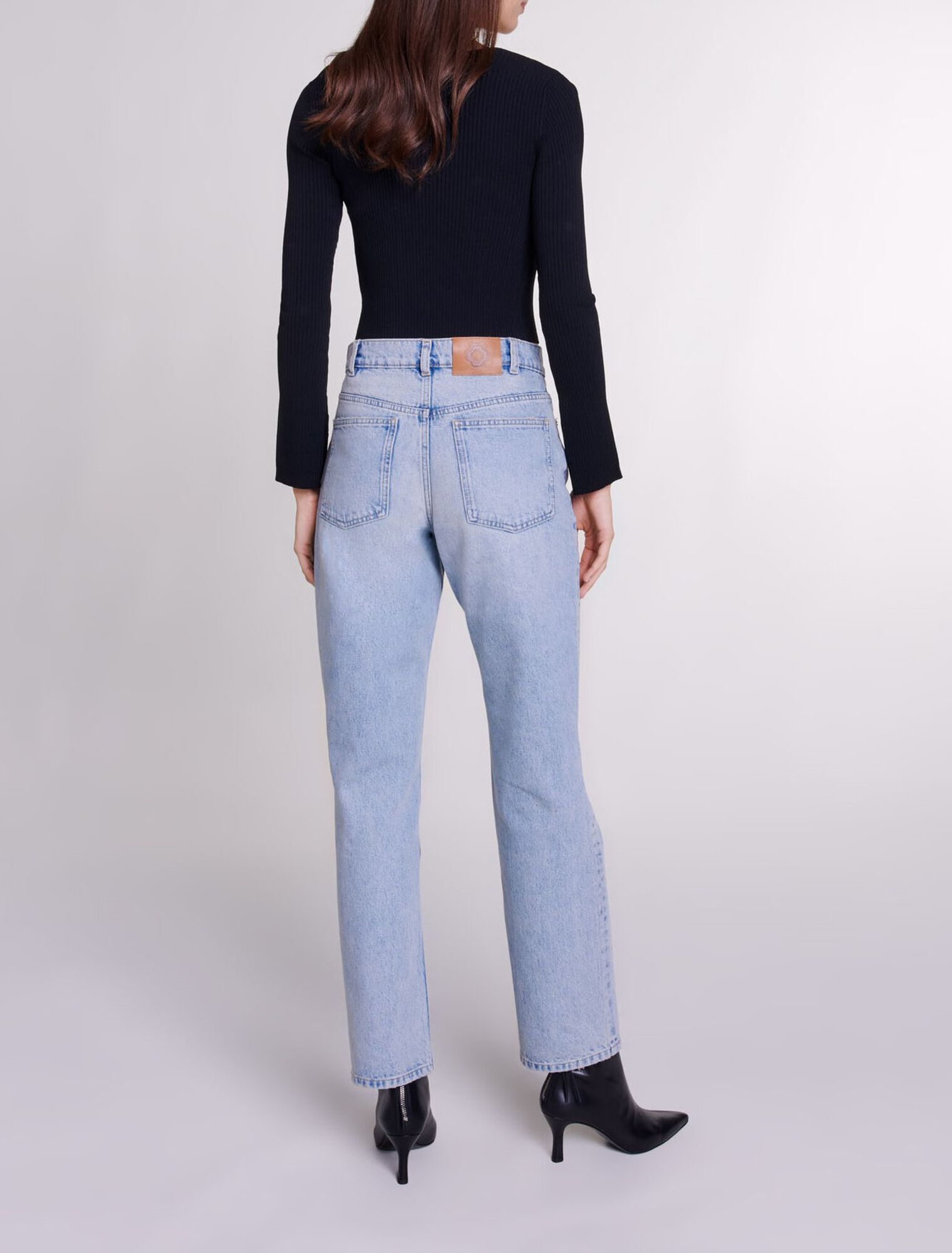 Twin set en maille stretch