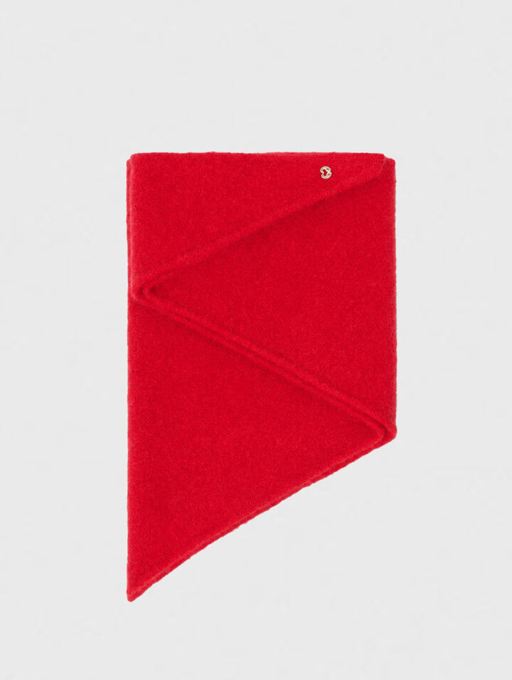 Foulard triangle en laine