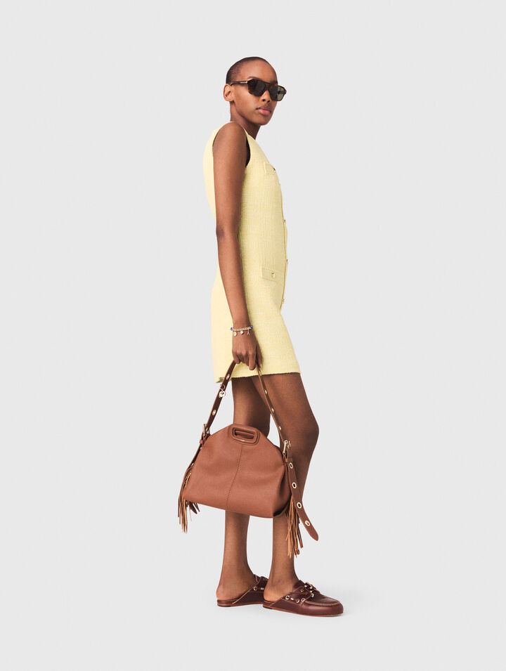 Robe courte en tweed