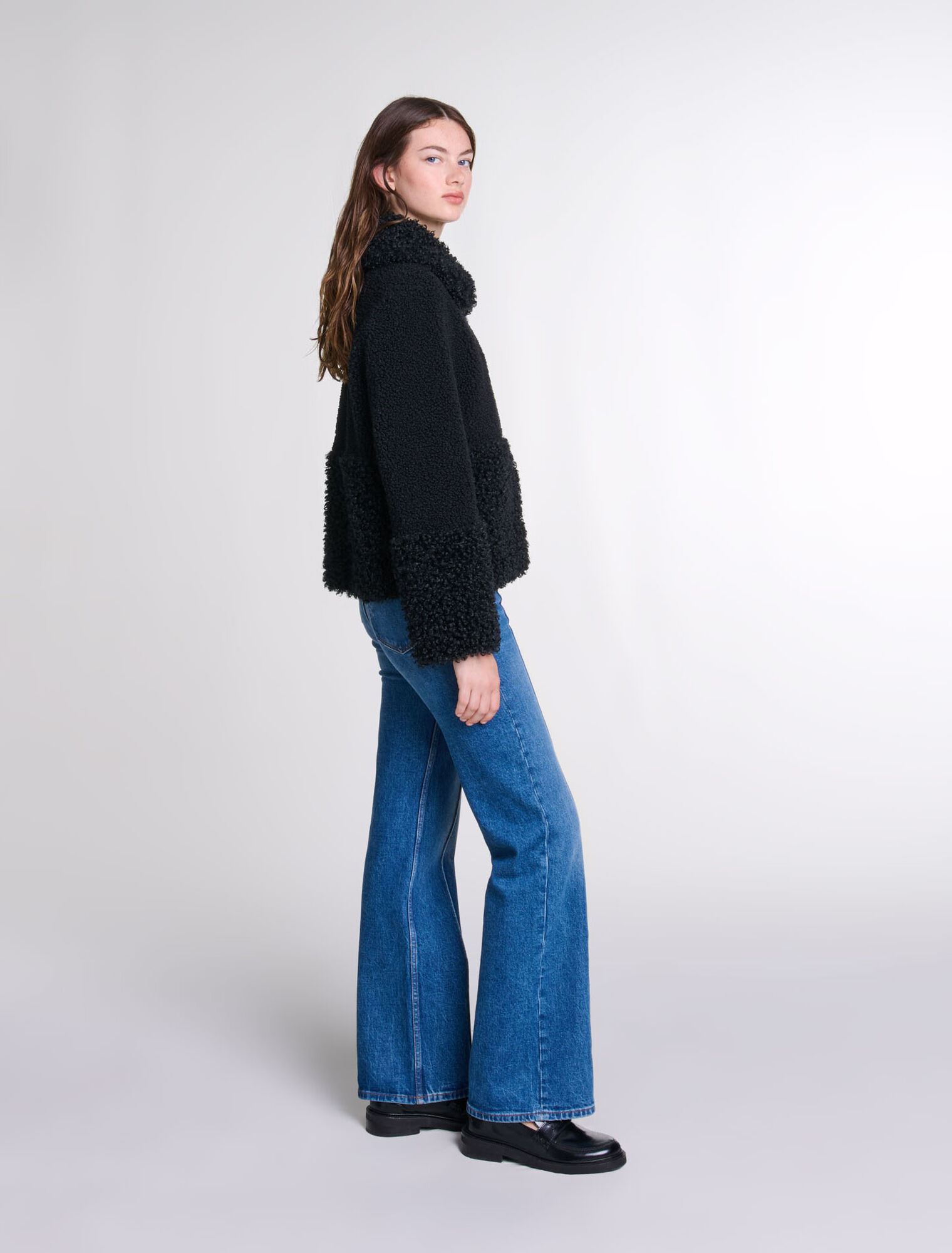 Veste en bouclette