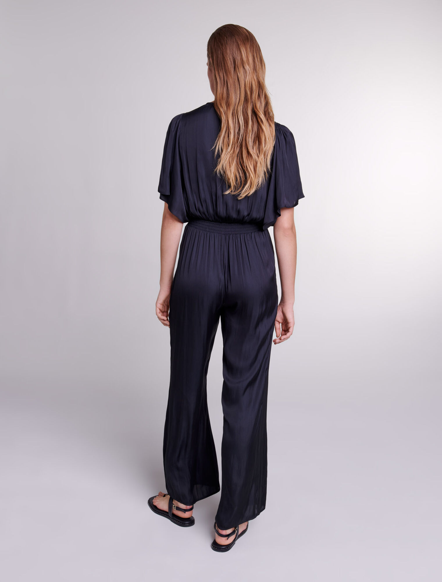Combinaison pantalon satinée