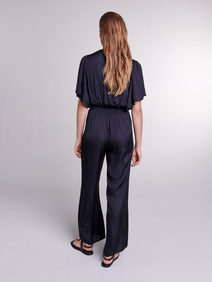 Combinaison pantalon satinée
