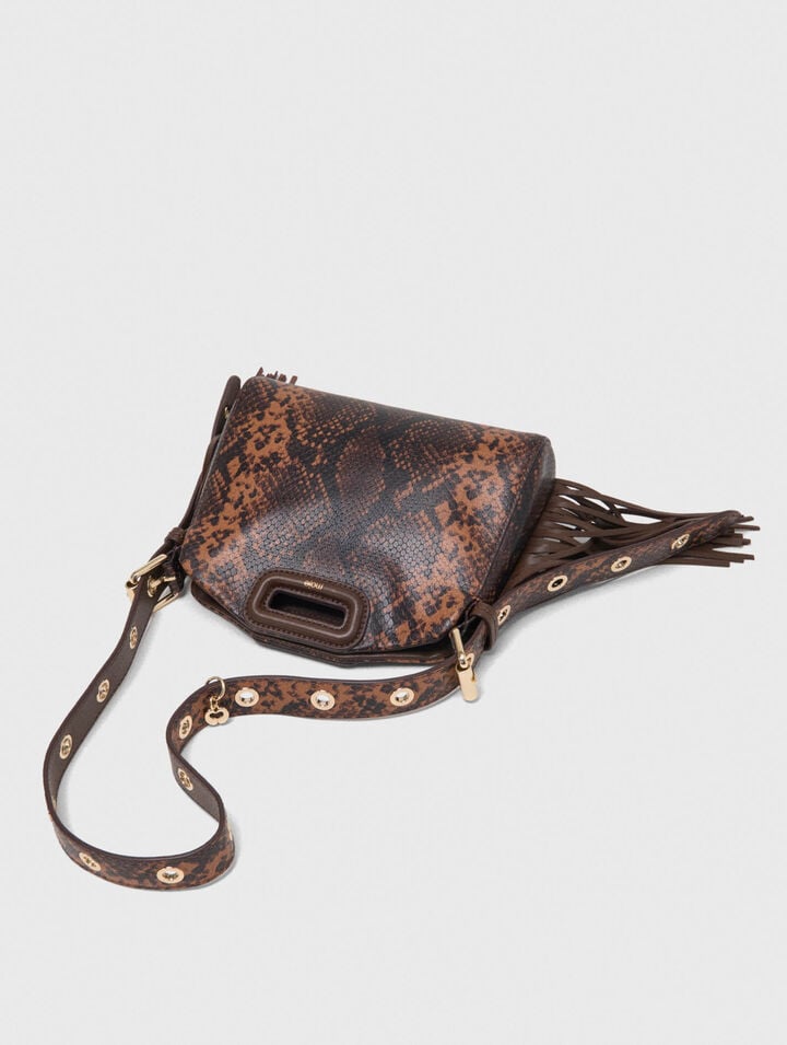 Sac Miss M mini en cuir emboss&eacute;
