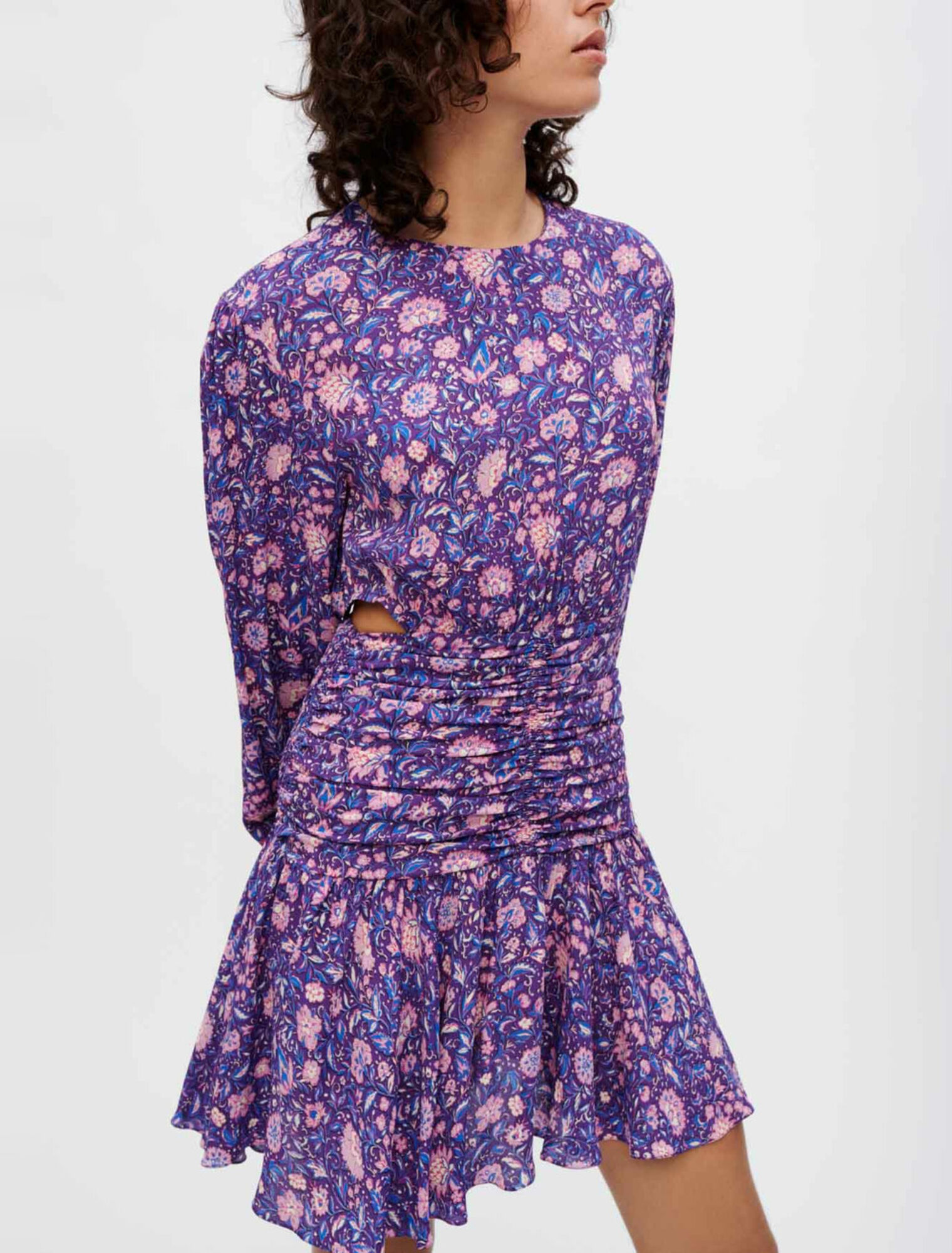 Robe en viscose imprimée Dahlia