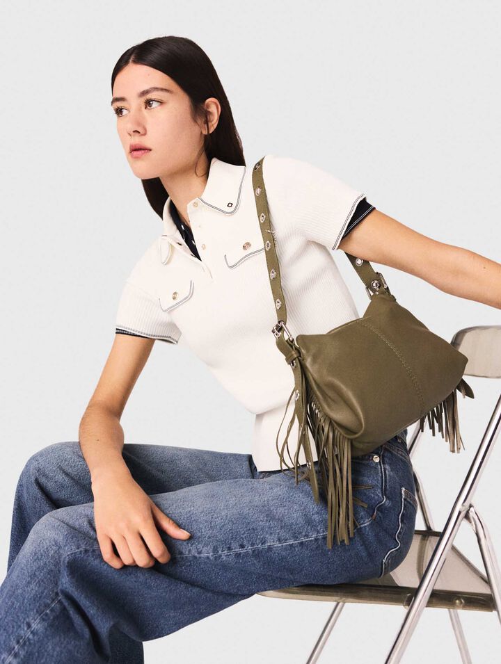 Sac Miss M mini en cuir lisse