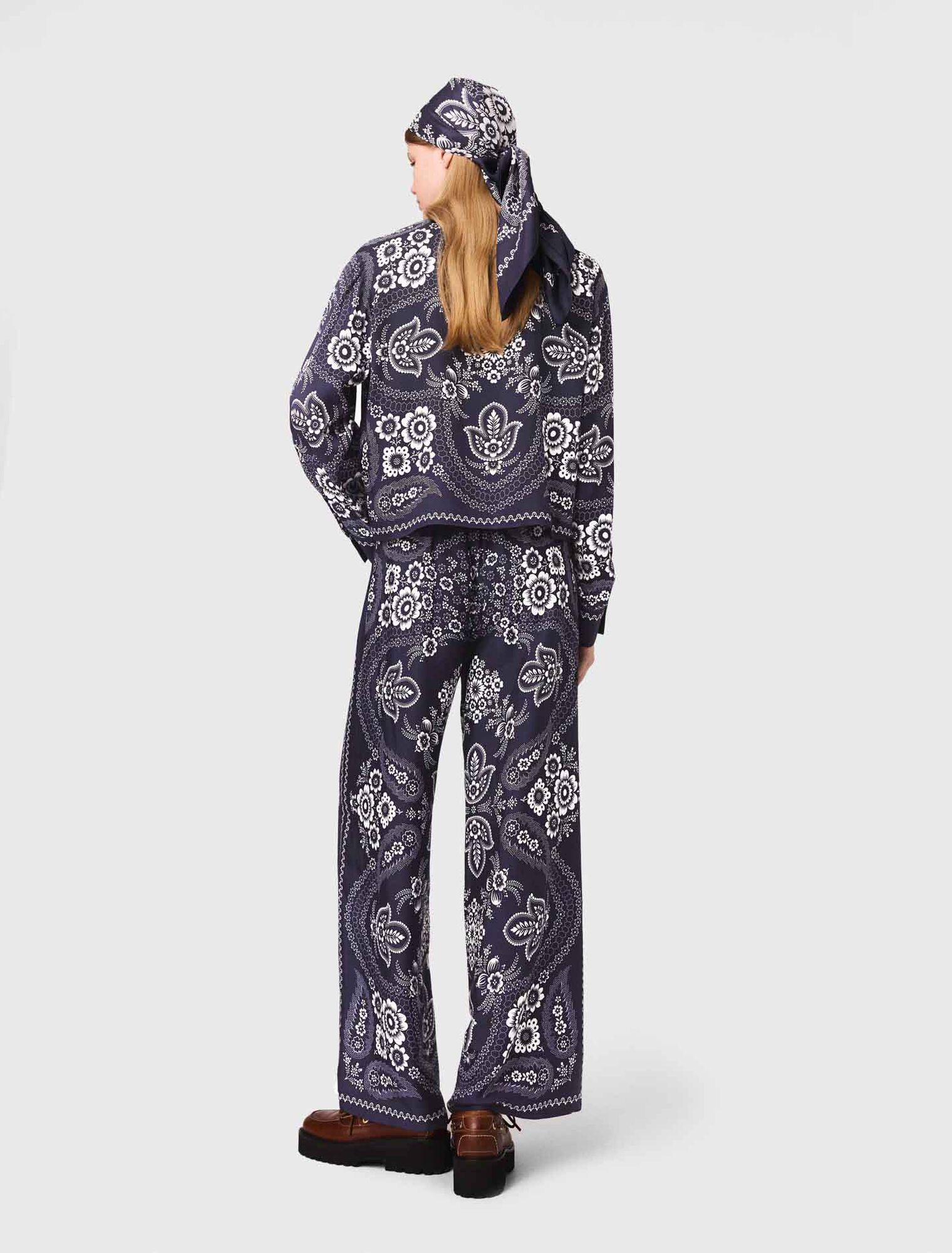 Pantalon fluide imprimé