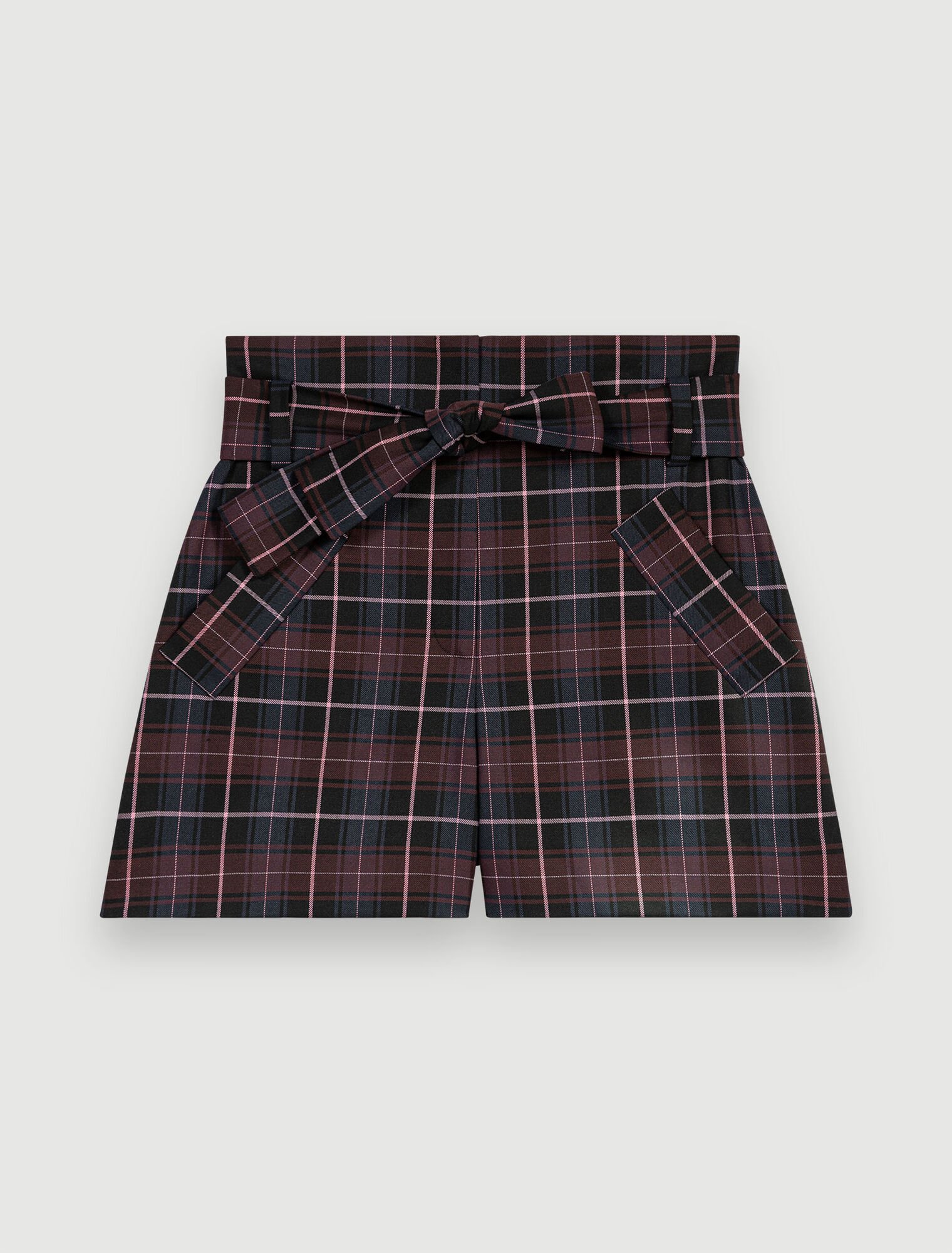 Short à carreaux