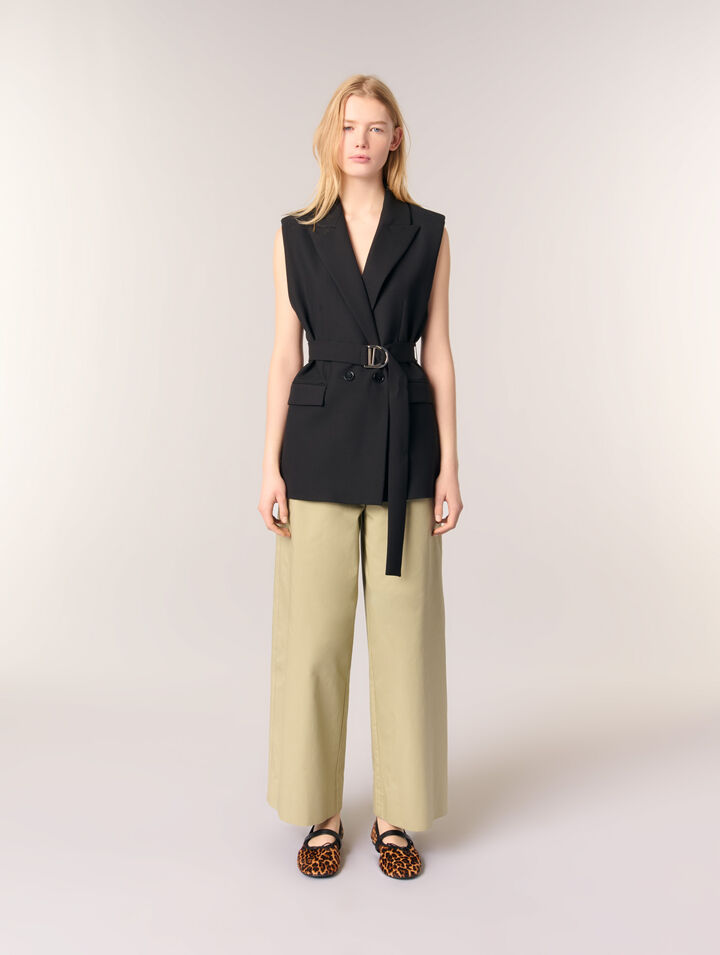Veste de tailleur longue