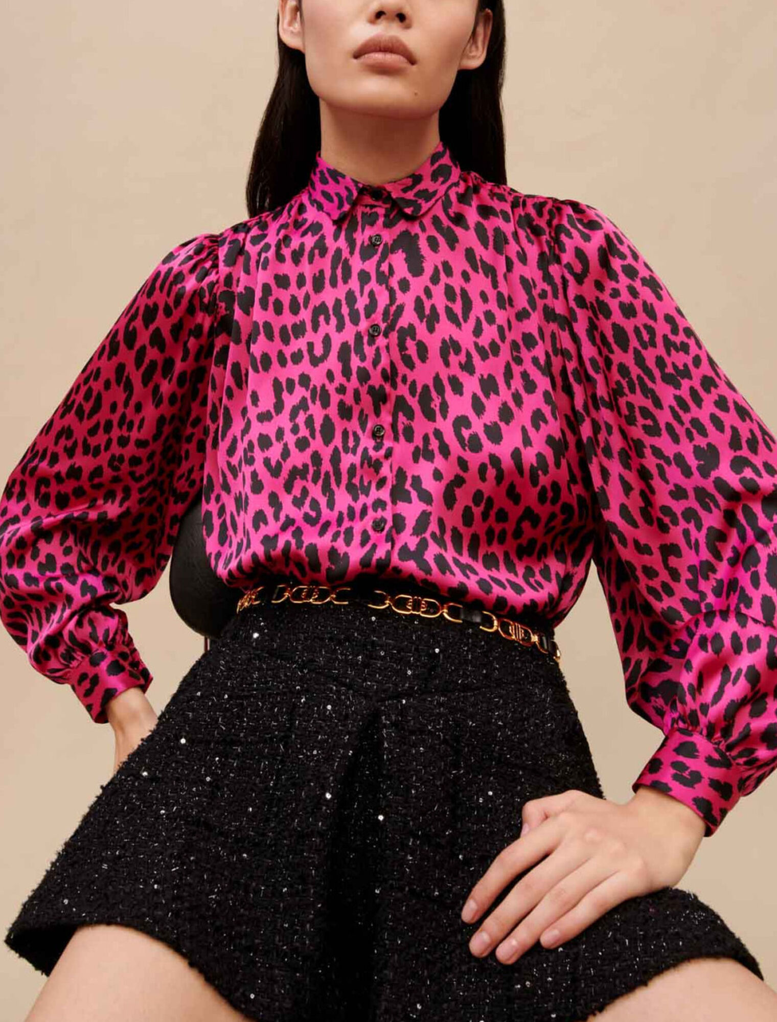 Chemise imprimés léopard