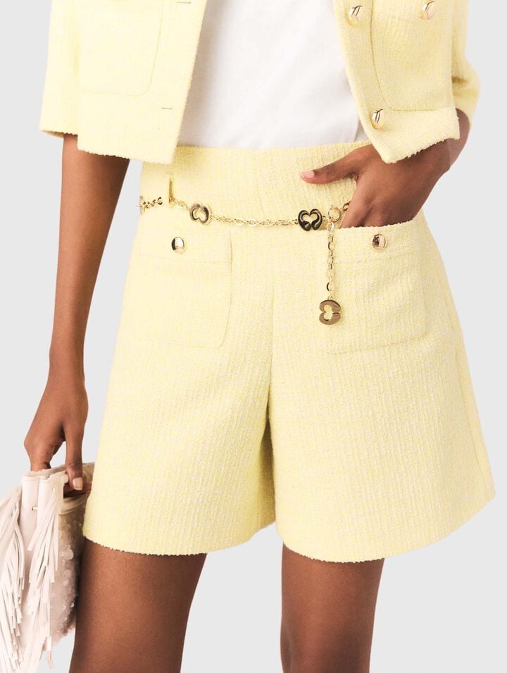 Short en tweed