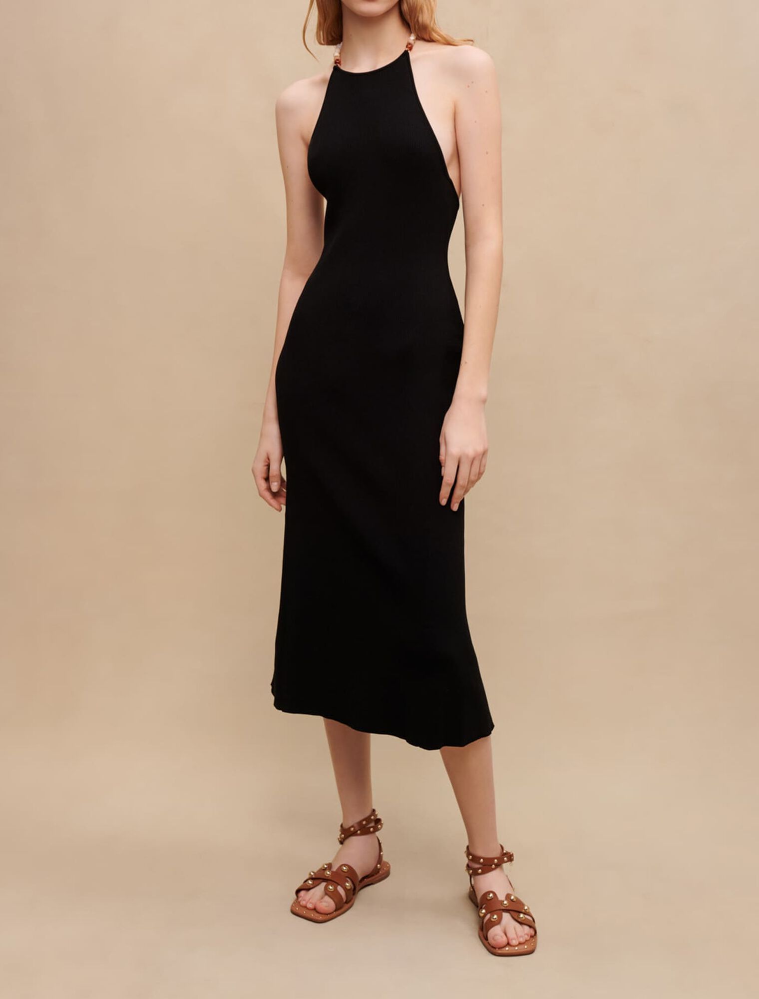 Robe longue détail chaine