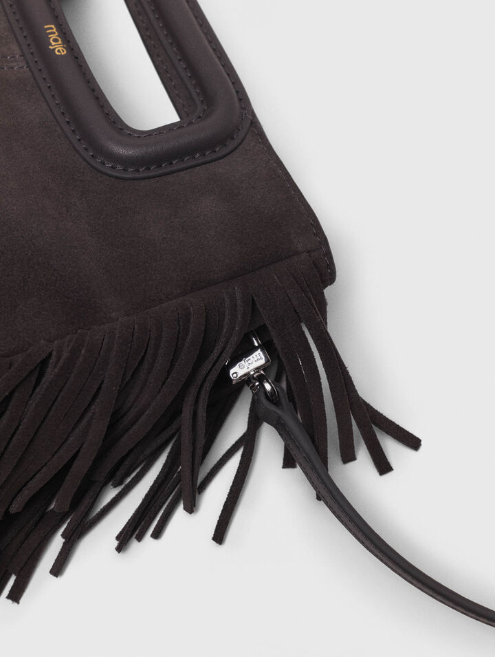 Sac M en cuir suède