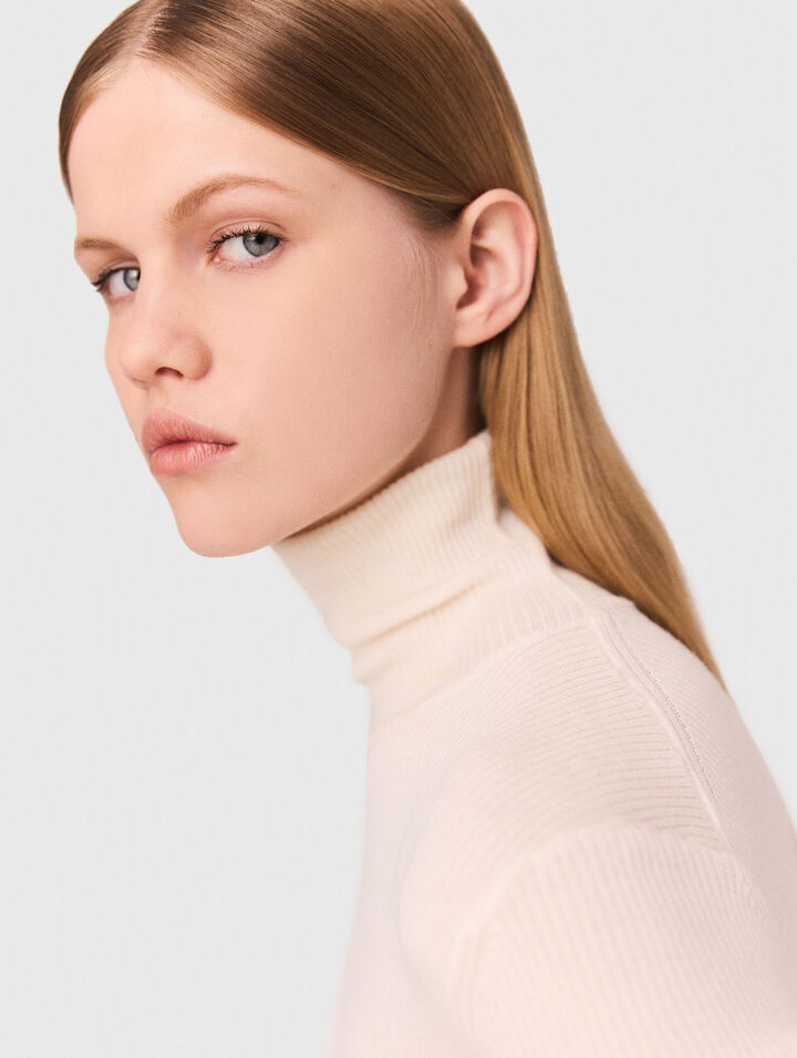 Pull en laine et soie