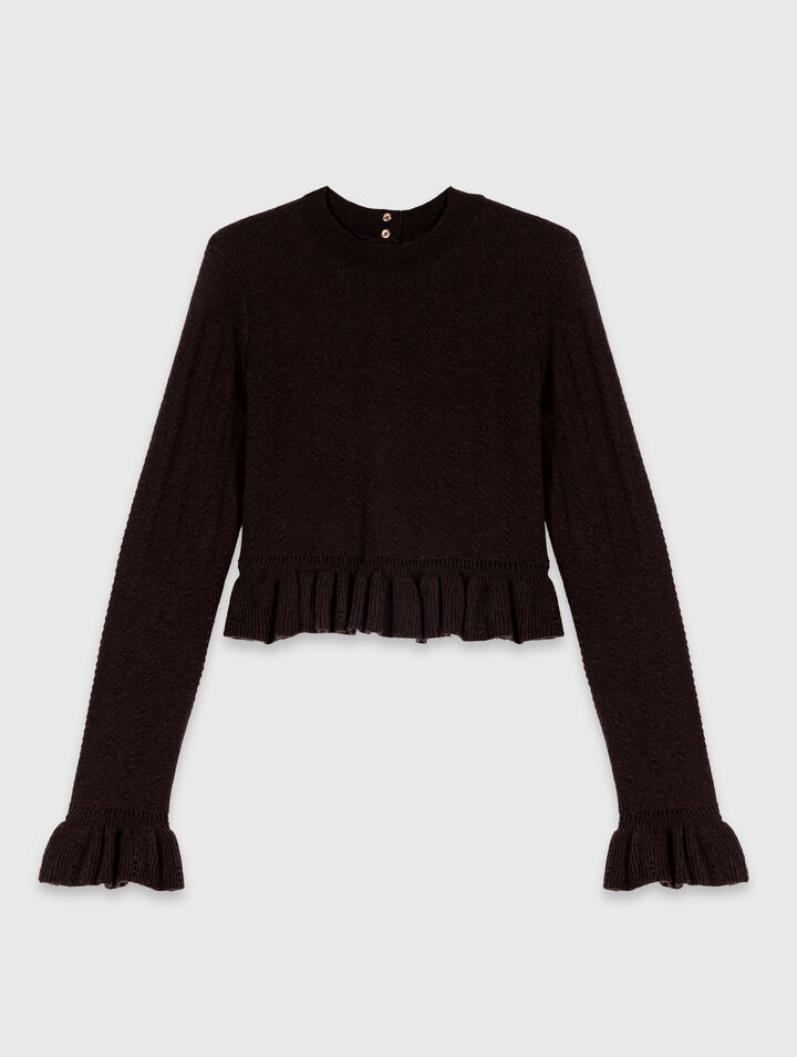 Robe en maille avec pull amovible