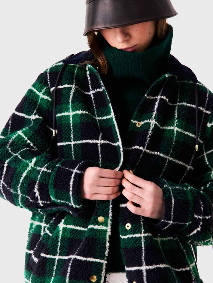 Parka r&eacute;versible bouclette