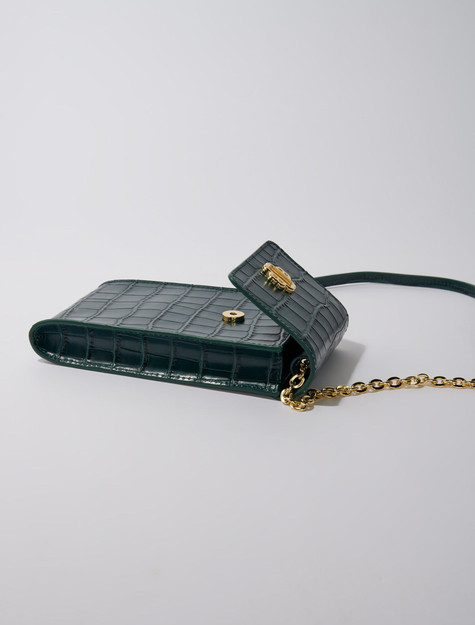 Pochette de téléphone en cuir