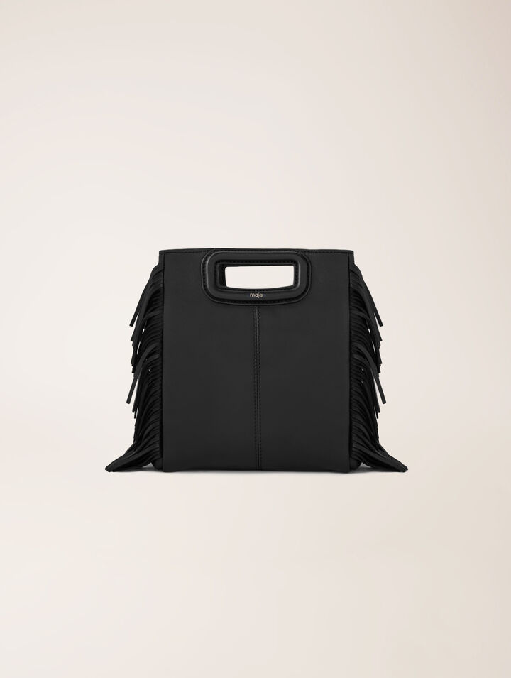 Sac M en cuir à franges