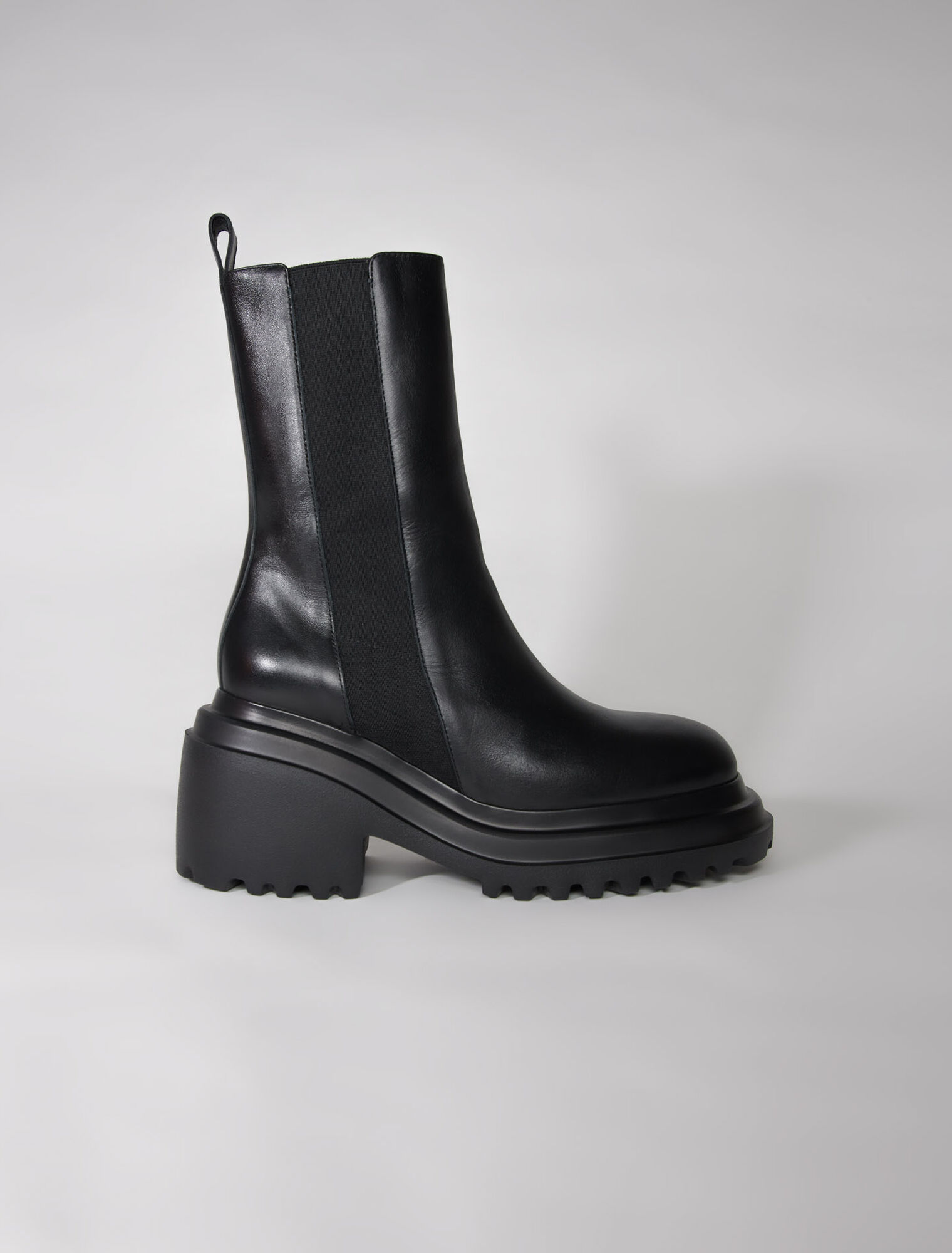 Bottines en cuir