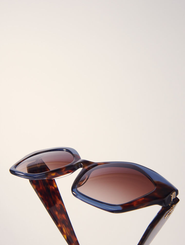 Lunettes cat eye en acétate