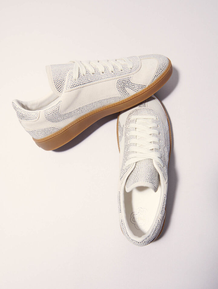 Basket casual à strass