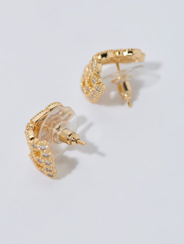 Boucles d'oreille à strass