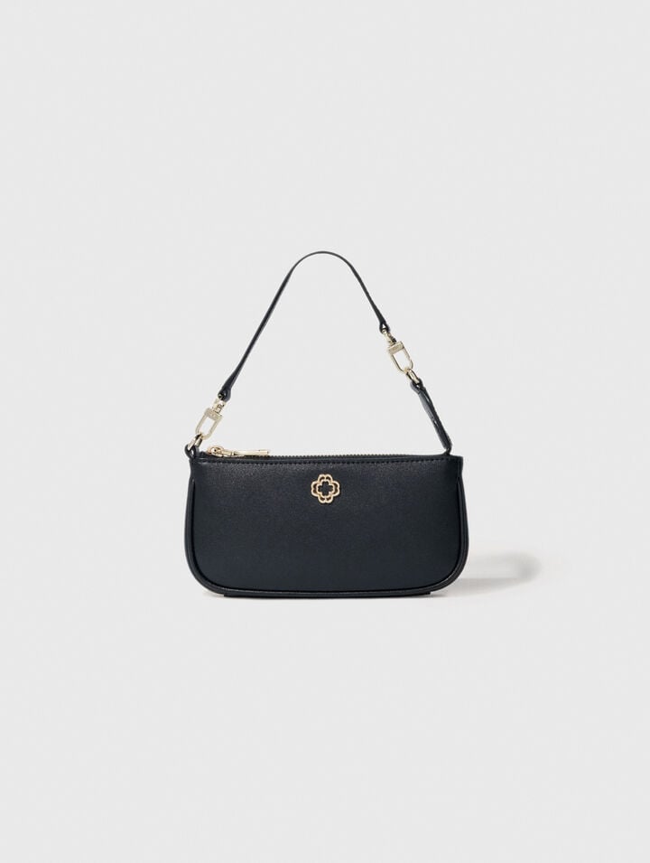 Pochette en cuir lisse