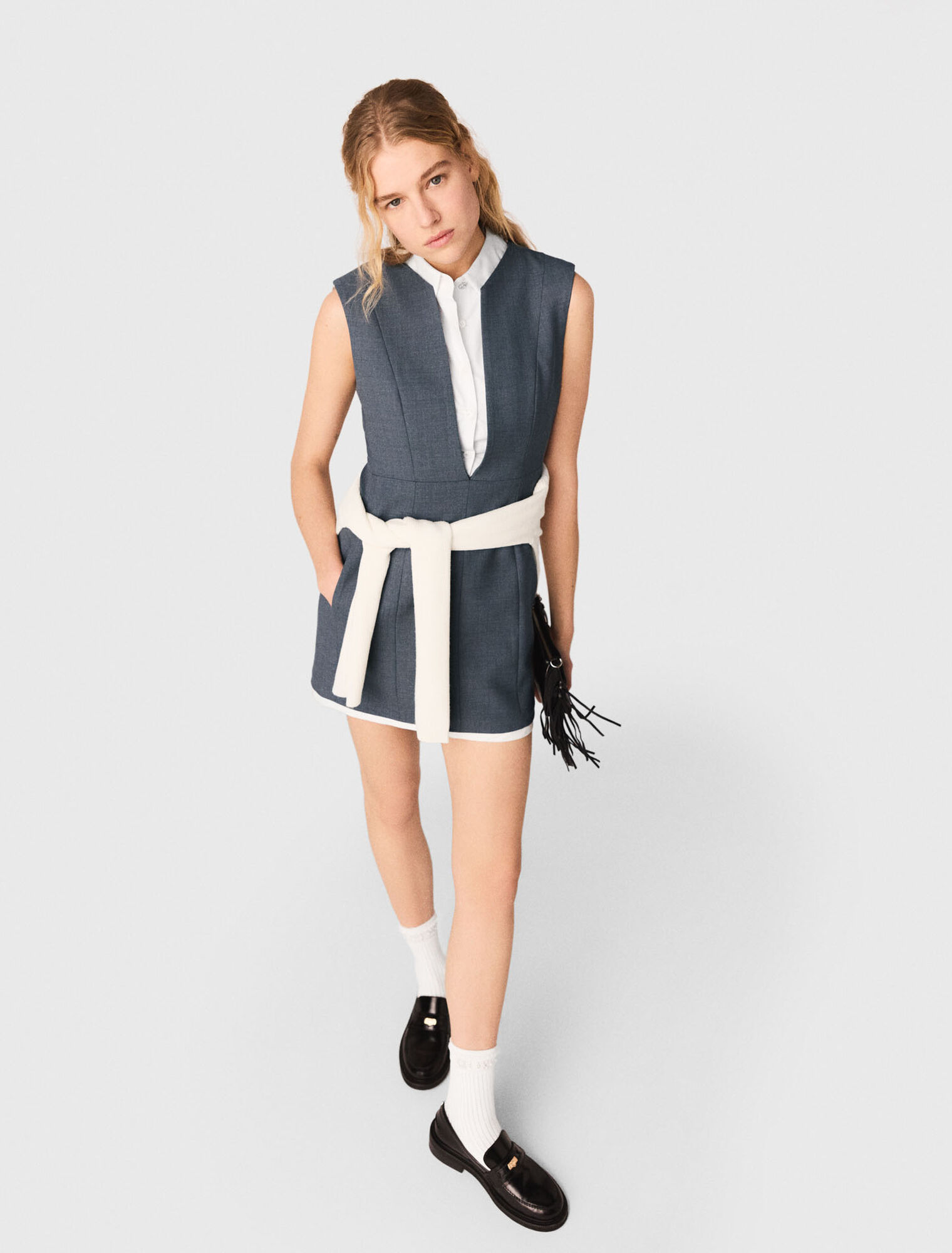 Robe tailleur trompe-l'&oelig;il