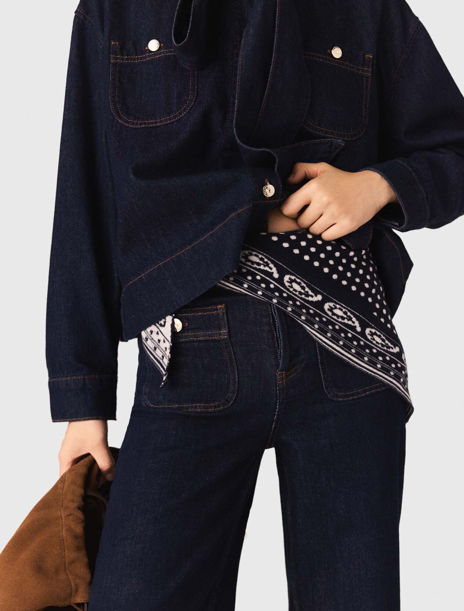 Echarpe triangle r&eacute;versible