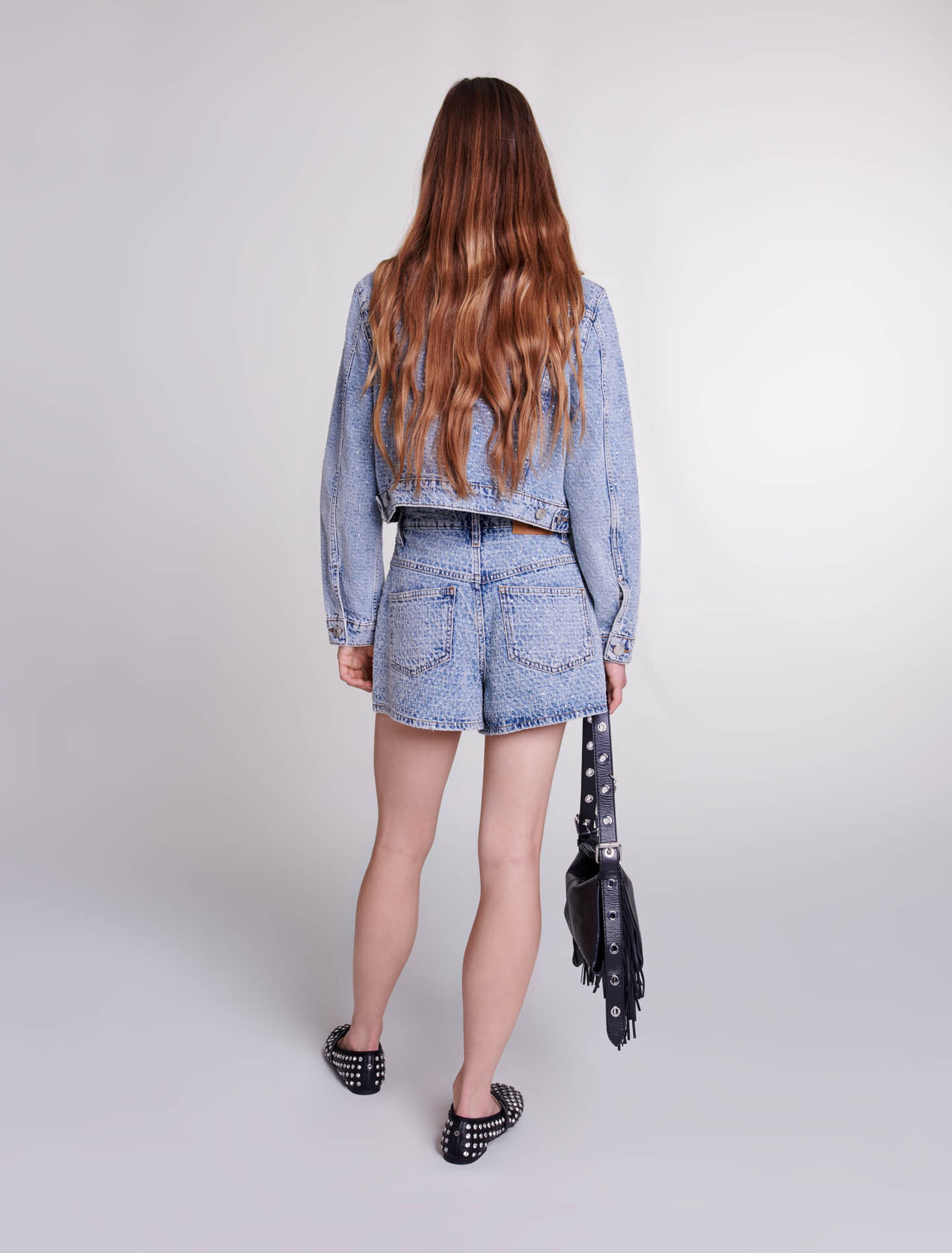 Short en denim
