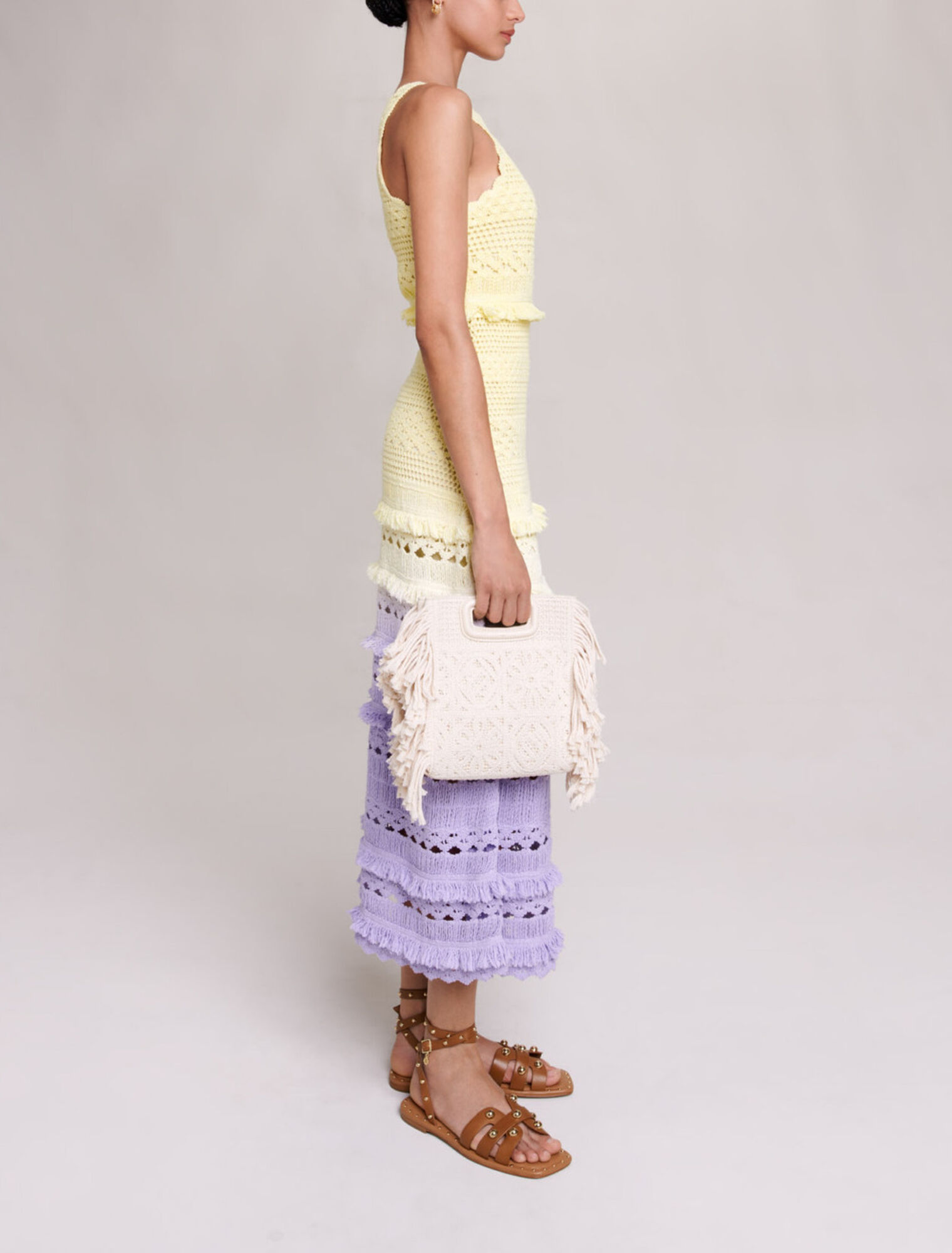 Robe longue crochet