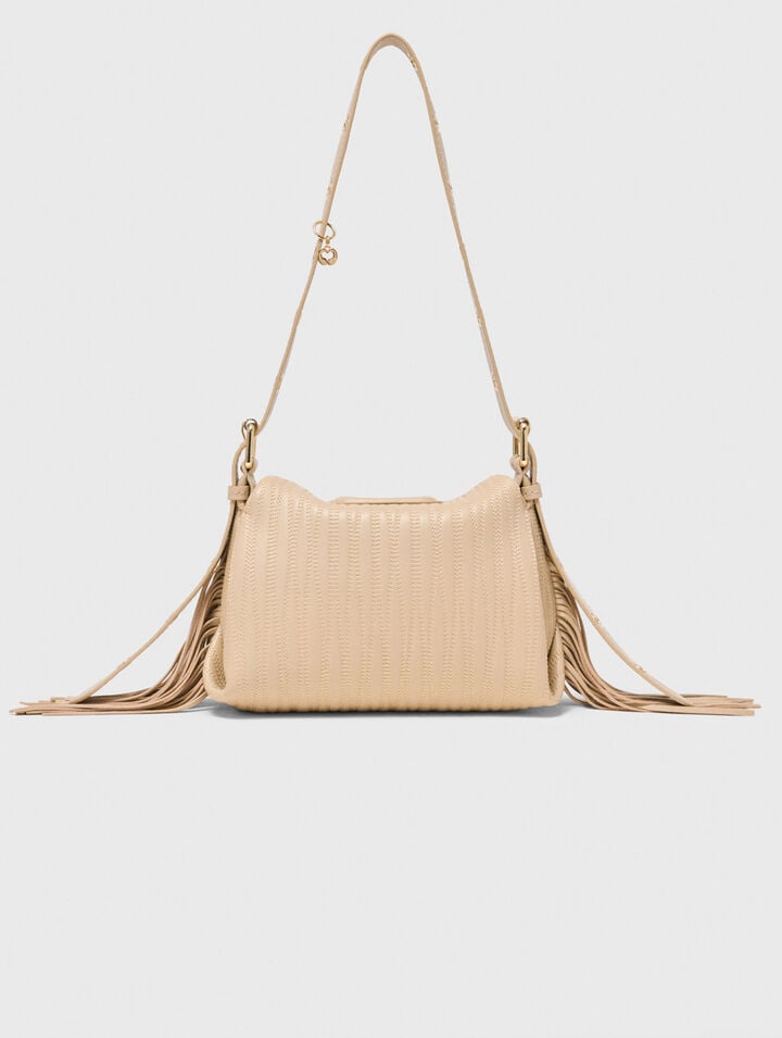 Sac Miss M mini en cuir surpiqu&eacute;