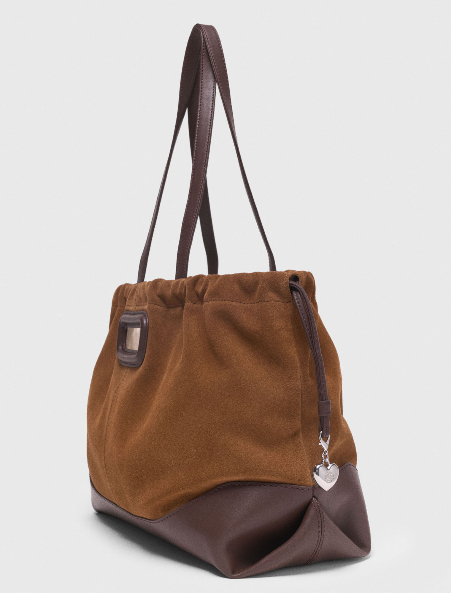 Sac M Tote en mix cuir/suède