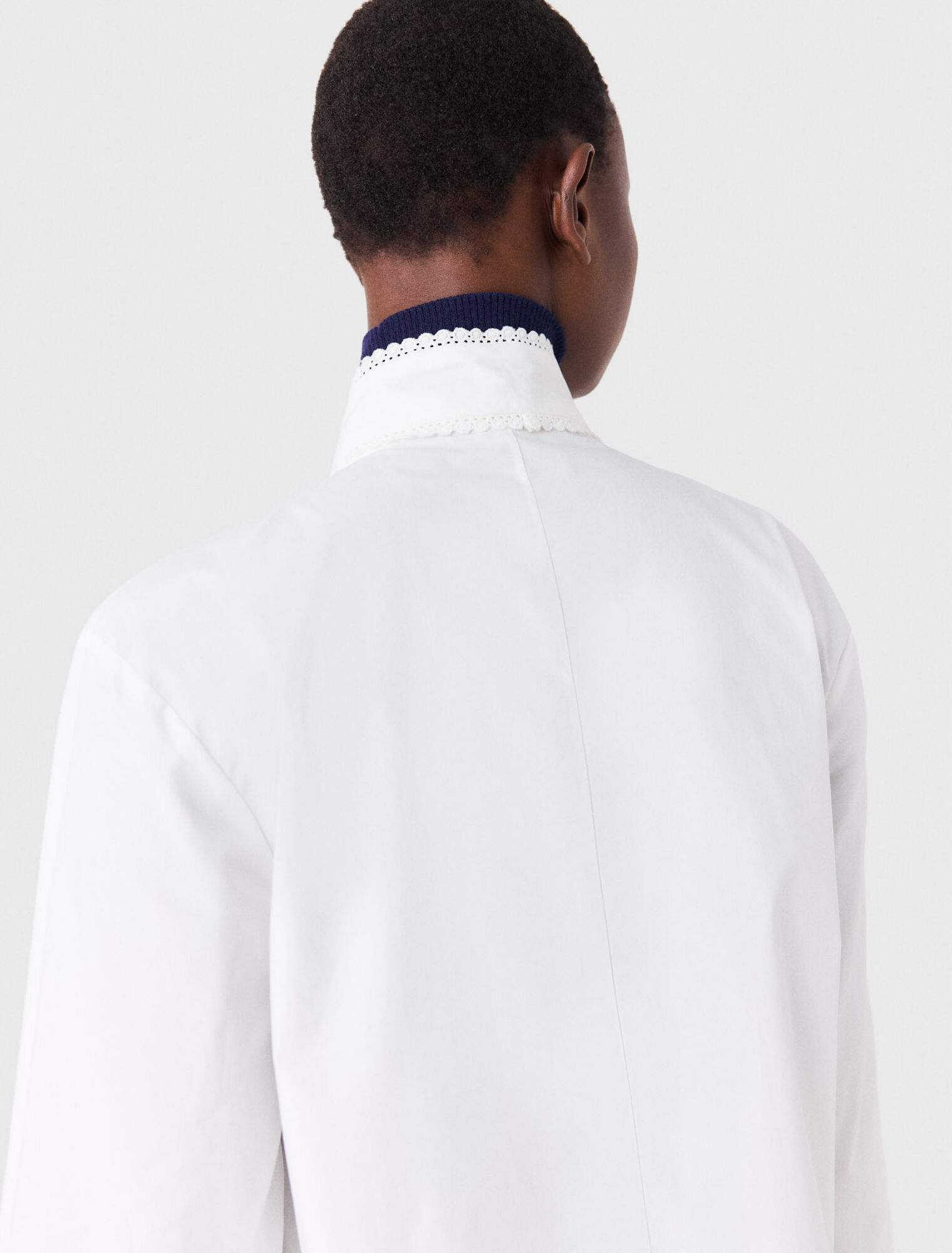Chemise avec Lavalli&egrave;re amovible