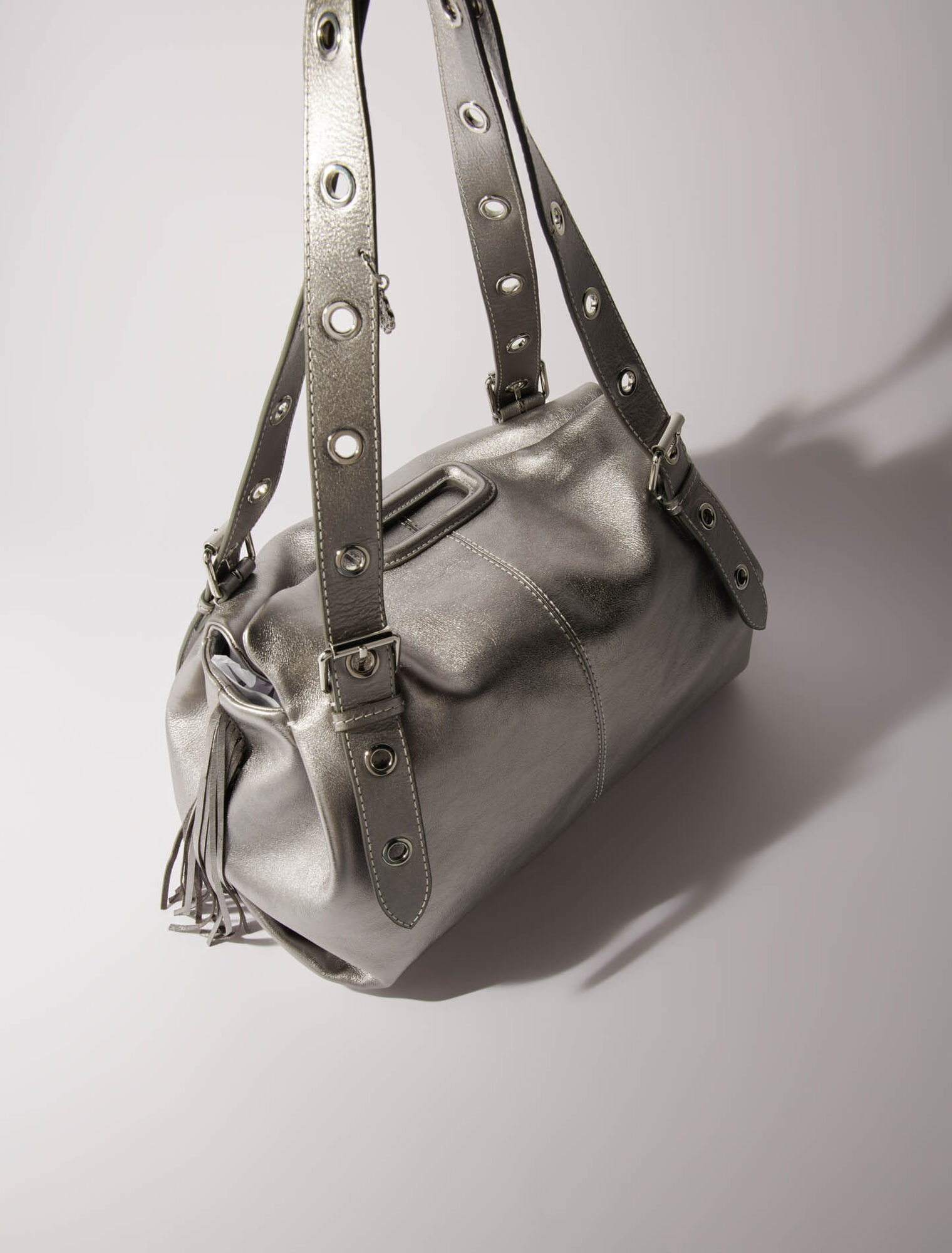 Sac Miss M XL en cuir métallisé