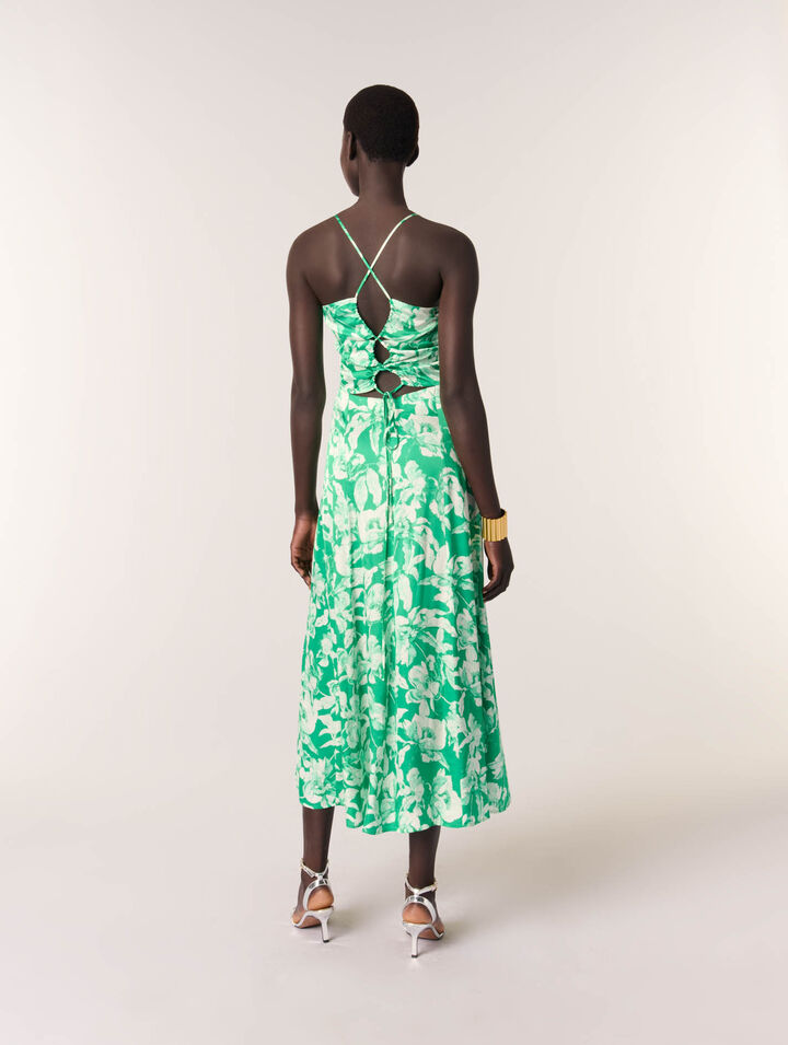 Robe longue imprimée