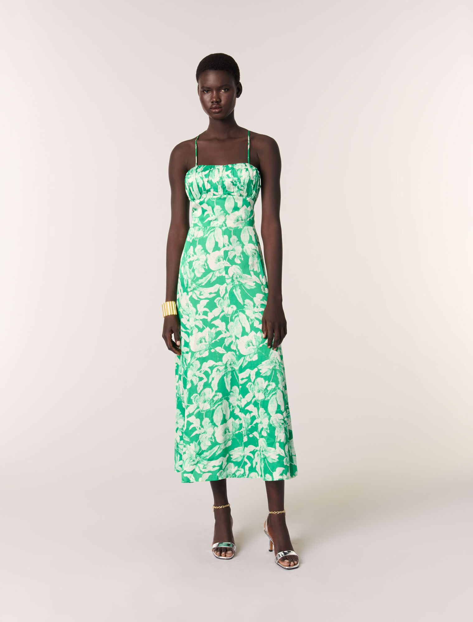 Robe longue imprimée