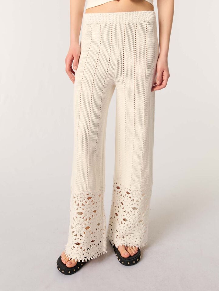 Pantalon en crochet