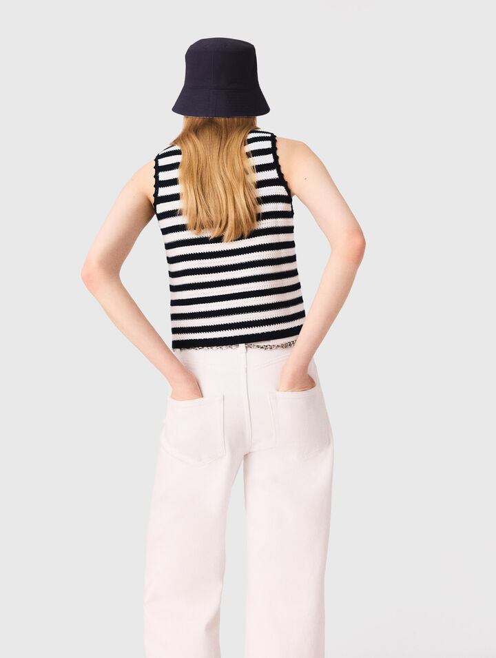 Top en crochet