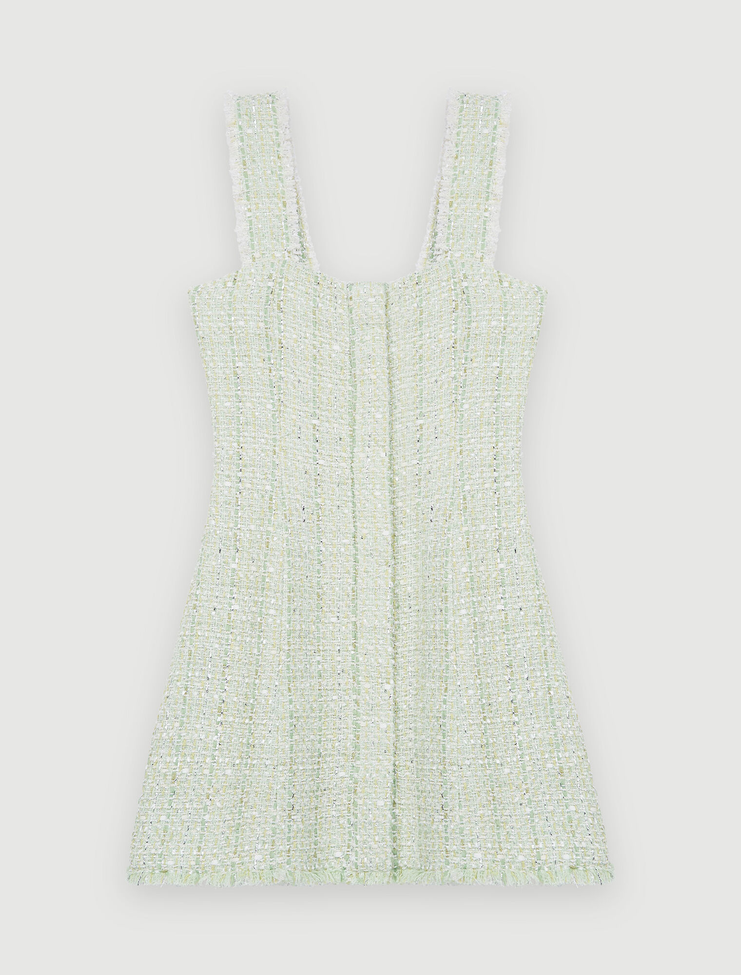 Robe en tweed avec brillance