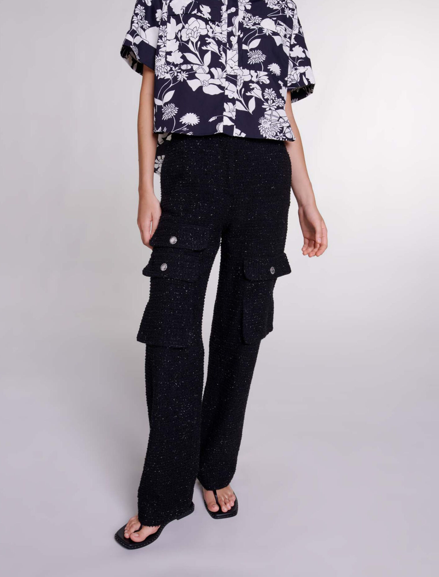 Pantalon en tweed