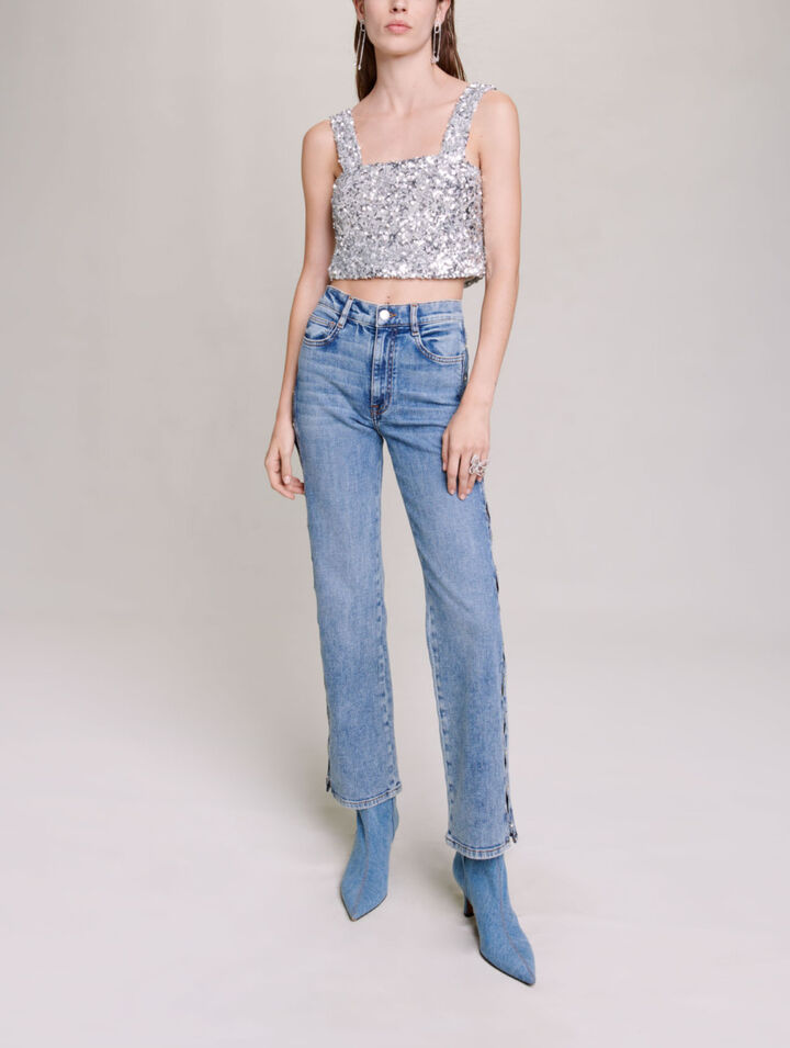 Top à sequins