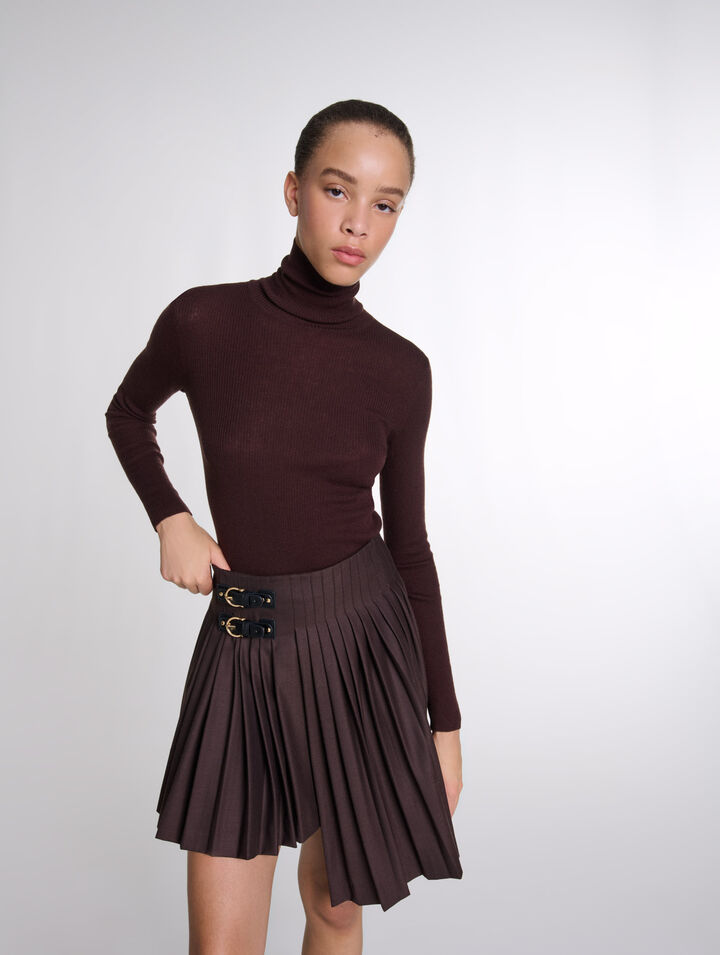 Pull en laine et soie