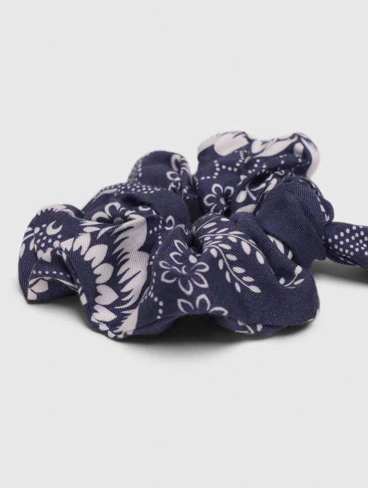 Chouchou imprimé avec twill