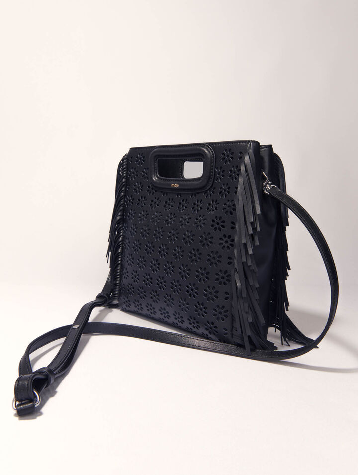 Sac M en cuir perforé
