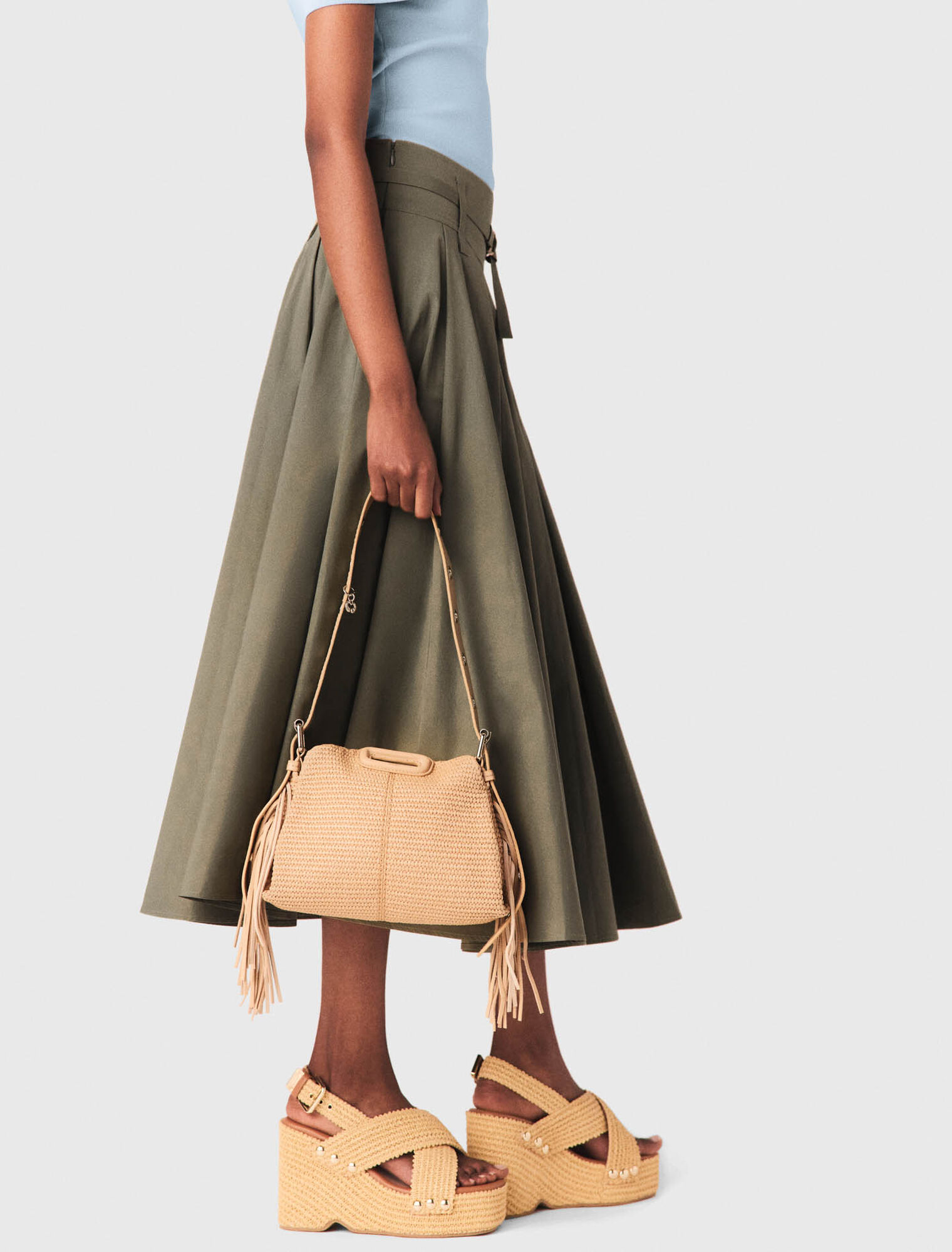 Sac Miss M mini effet raphia